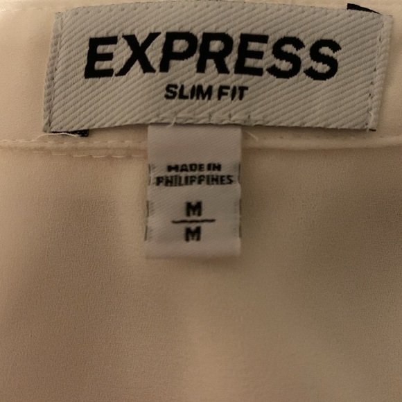 EXPRESS NWOT Cold- Shoulder Button Down Shirt - Picture 8 of 9